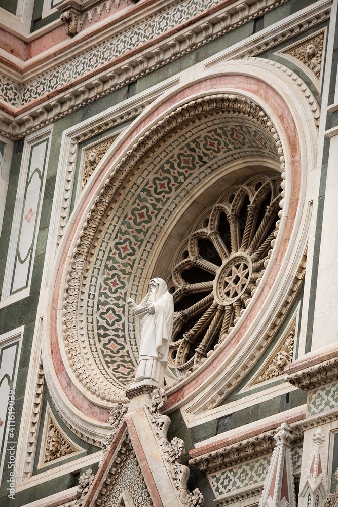 Obraz premium Exterior detail Il Duomo Cathedral, Florence