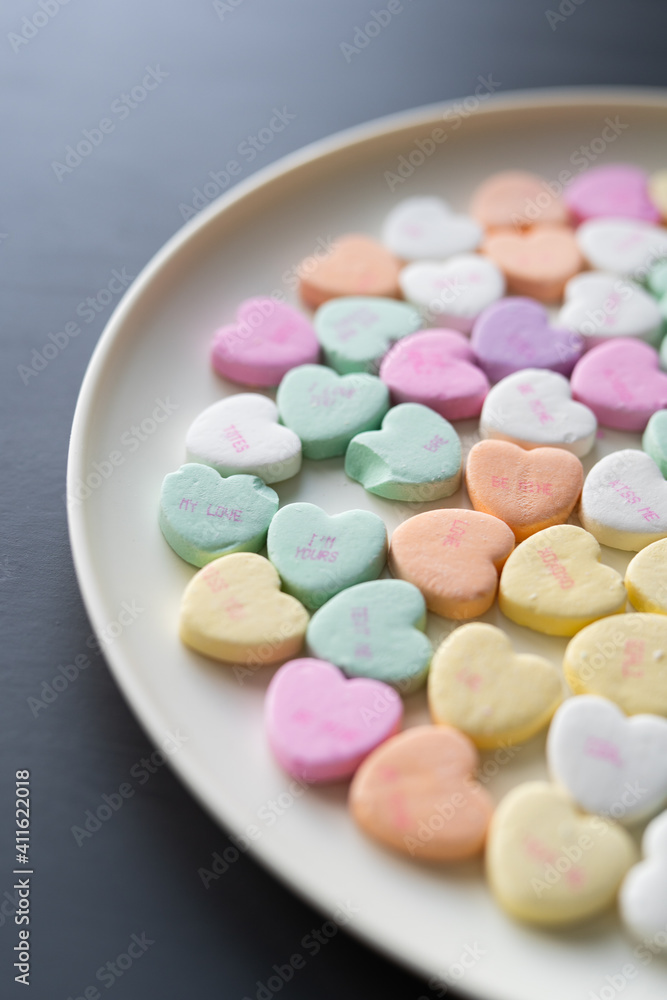 heart shaped candy heart shaped candy