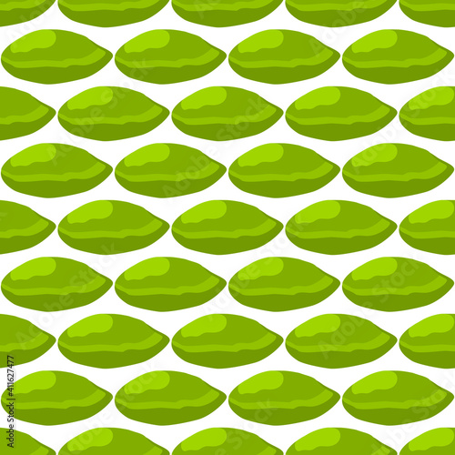 Illustration on theme big pattern identical types pistachio