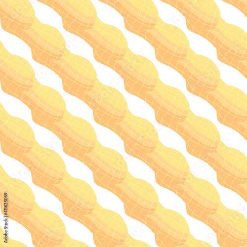 Illustration on theme big pattern identical types peanut