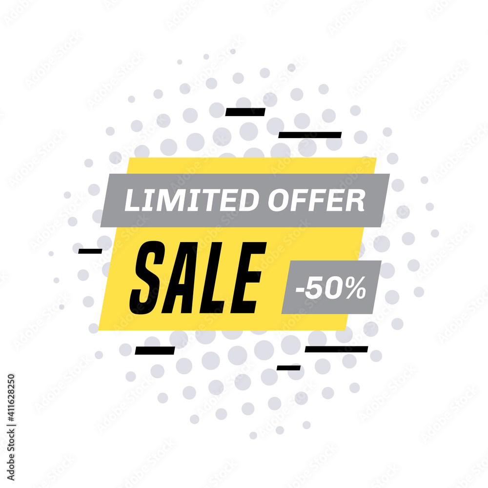 Promotional sale banner template design, vector illustration Promotional sale banner template design, vector illustration