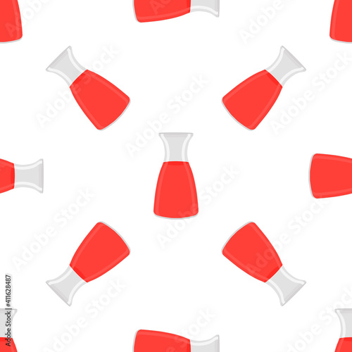 Illustration on theme big colored lemonade in glass jug