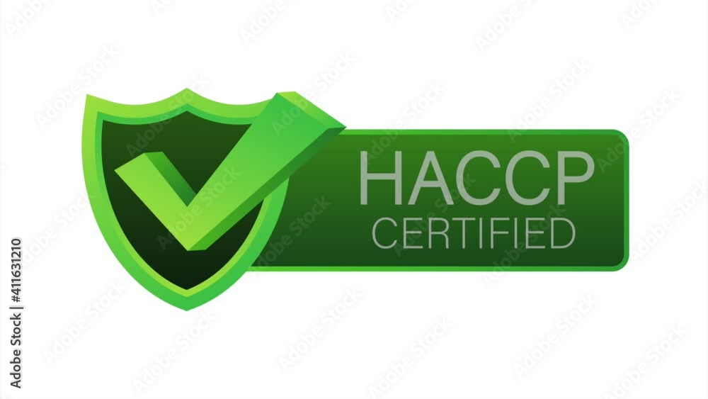 HACCP Certified icon on white background. stock illustration. HACCP Certified icon on white background. stock illustration.
