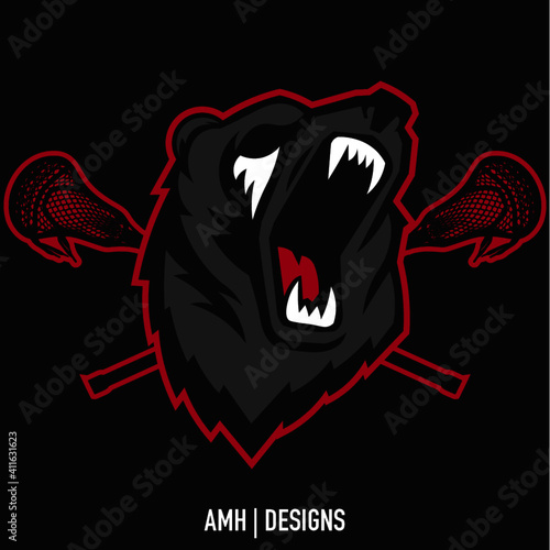 Bear Lacrosse Logo