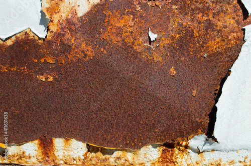 rusty,metal,ink,peeling photo