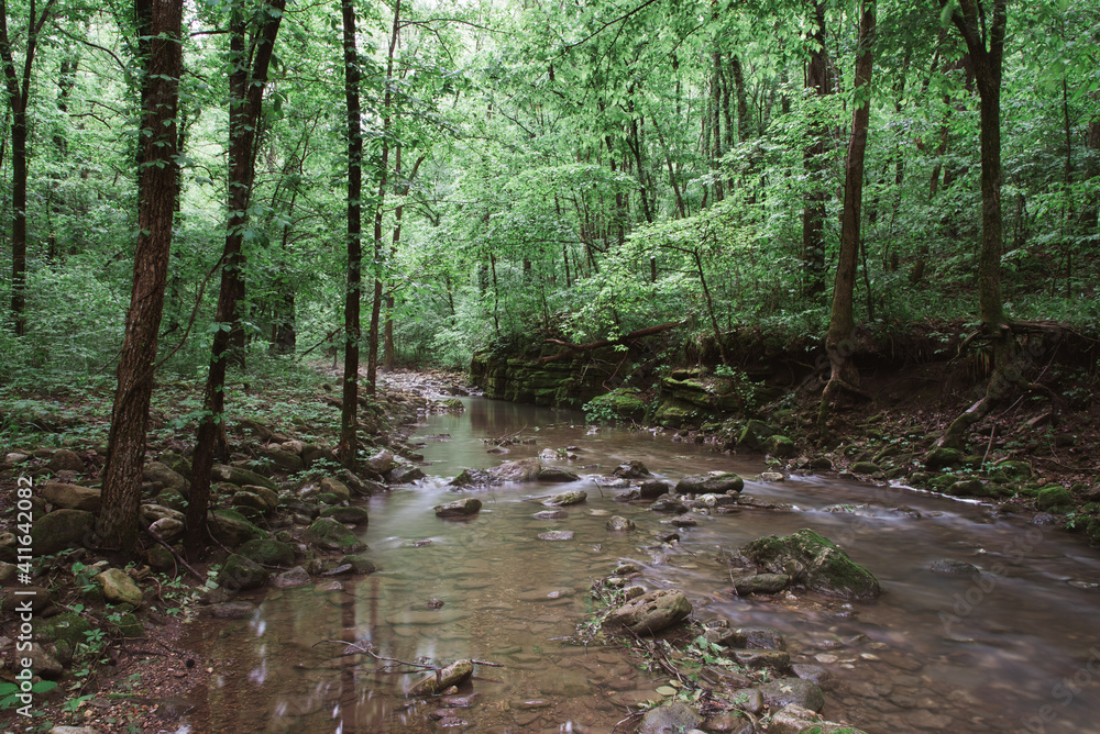 Peaceful Scene at Indian Creek Arkansas Peaceful Scene at Indian Creek Arkansas