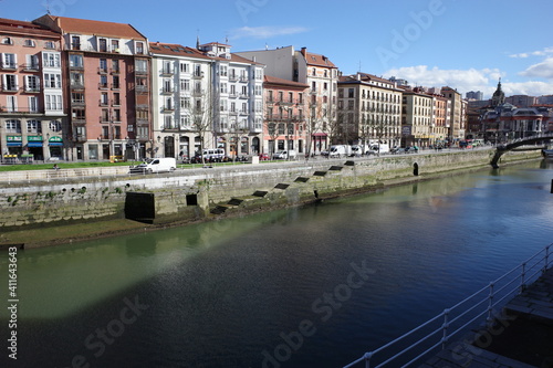 View of the estuary of Bilbao