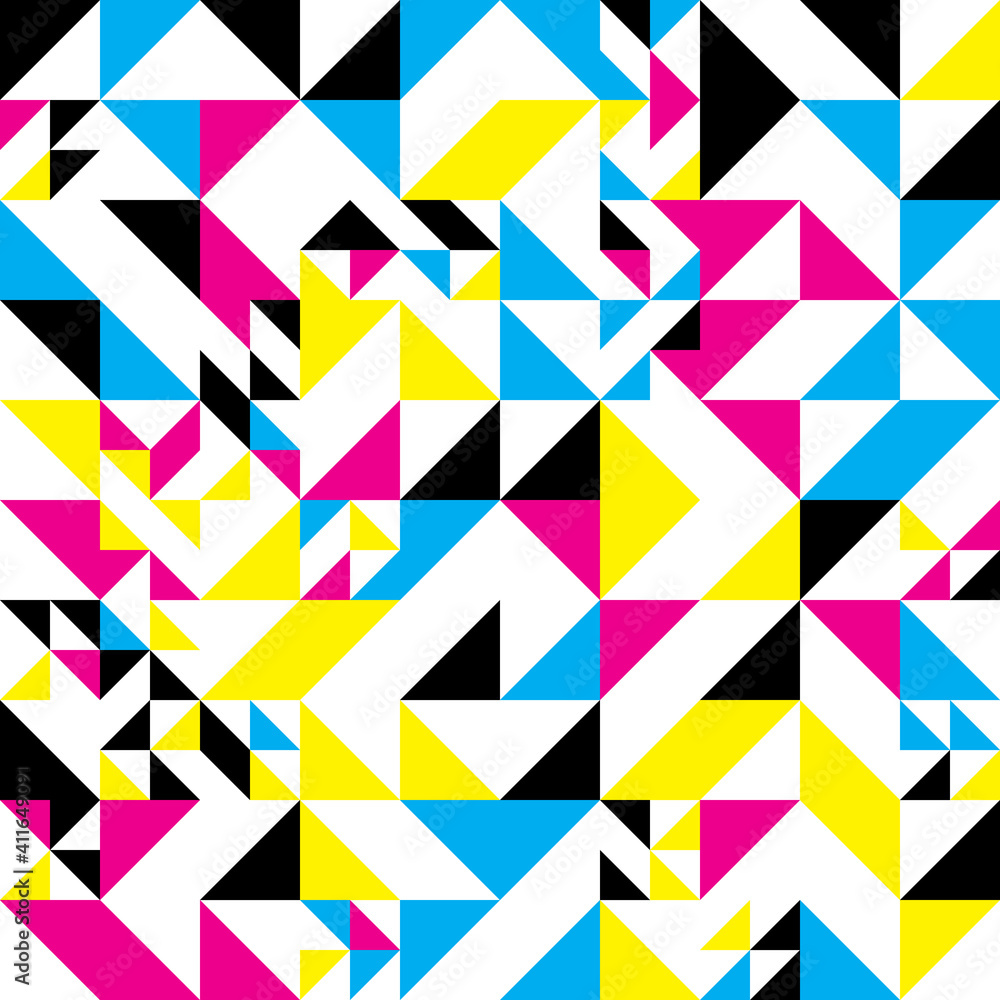 Abstract mosaic of right triangles Abstract mosaic of right triangles