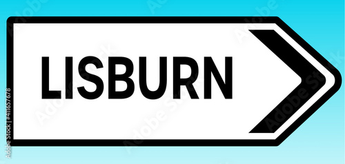 Lisburn Road sign photo