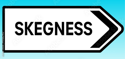 Skegness Road Sign
