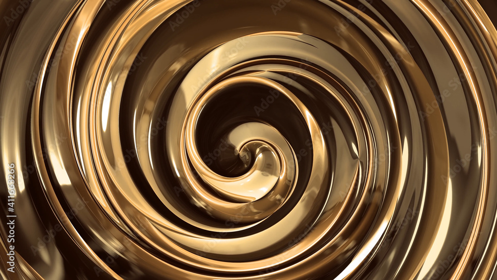 Gold melted Metal Twister 2 Gold melted Metal Twister 2