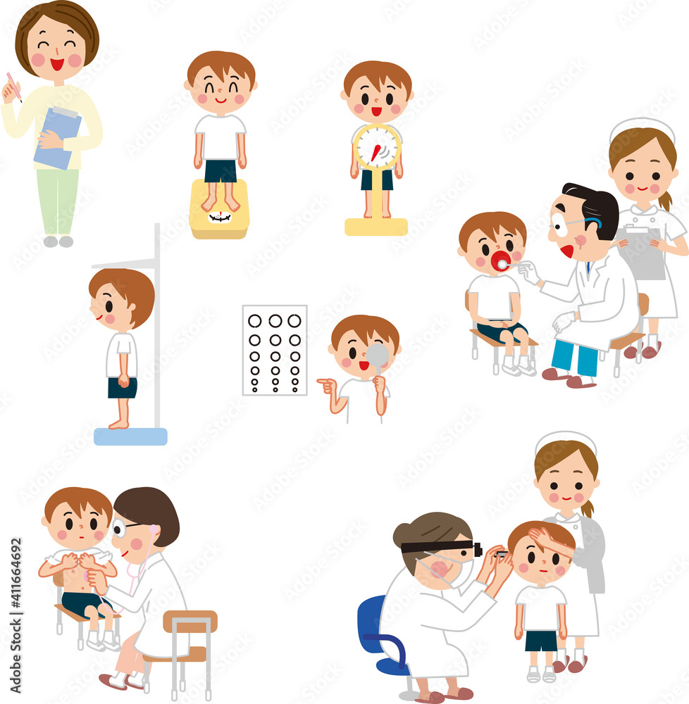 小学生健康診断色々セット