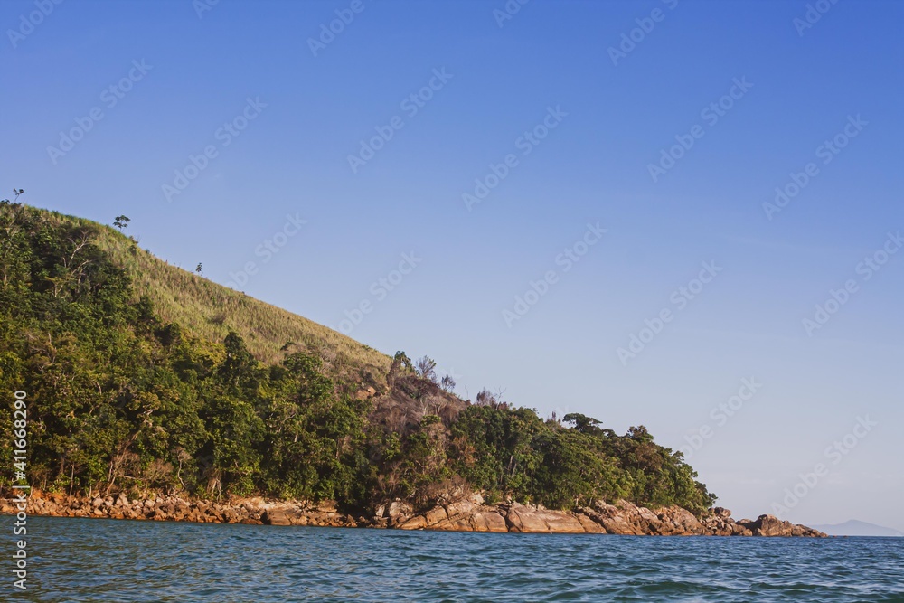 Naklejka premium tropical island