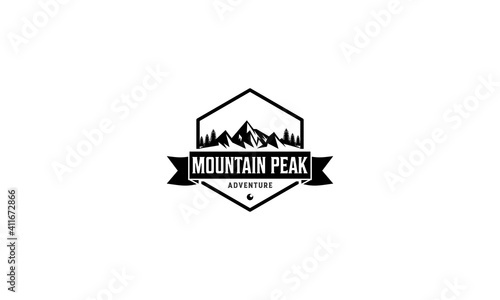 mountaintop logo for adventure inspiration