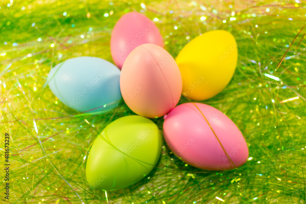 Colorful Easter eggs for Easter holiday