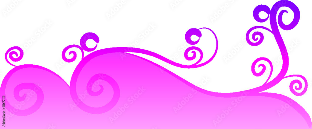vector drawing wave background design