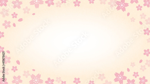 桜の花背景