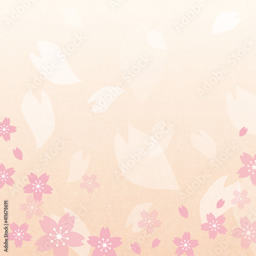 桜の花背景