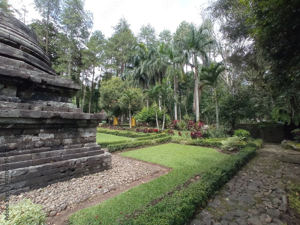 The Other Side of Stupa of Sumberawan, Malang, East Java
