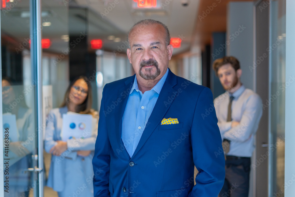 Fototapeta premium Office employees having a meeting