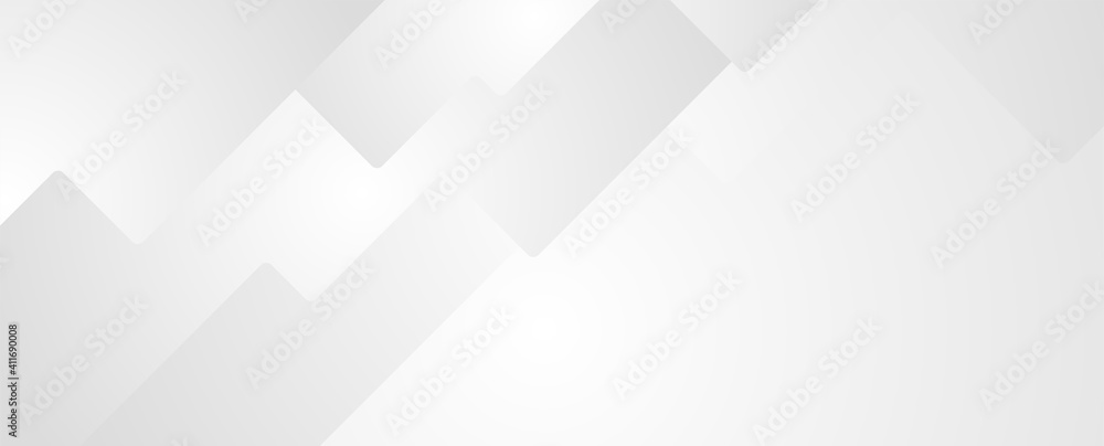 Obraz premium Abstract grey and white geometric minimal background. Vector tech corporate design