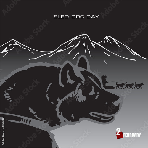 Holiday Sled Dog Day
