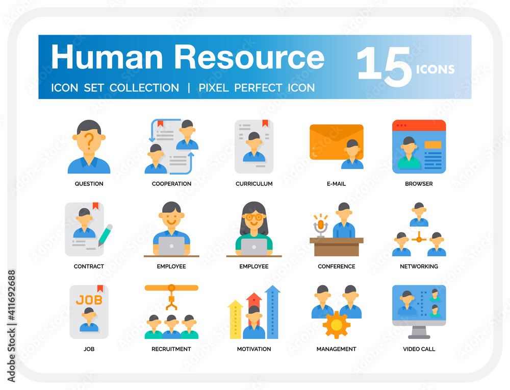 Human Resource icon set