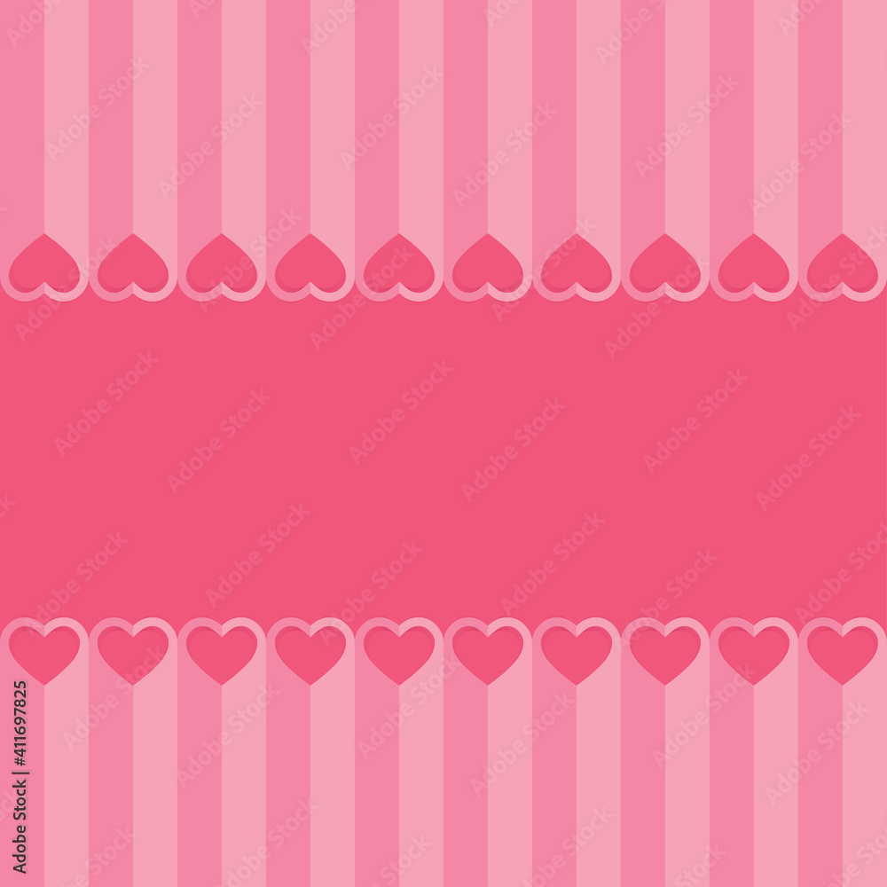Love hearts Valentines day background , paper cut style Love hearts Valentines day background , paper cut style