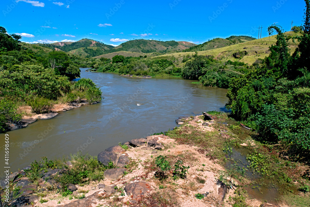 Rio Paraiba do Sul em Valença. Rio de Janeiro 