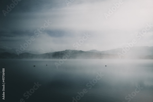 Dramatic mountains in the Andes mountain range