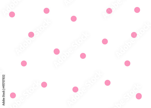 円の模様の背景　ピンク