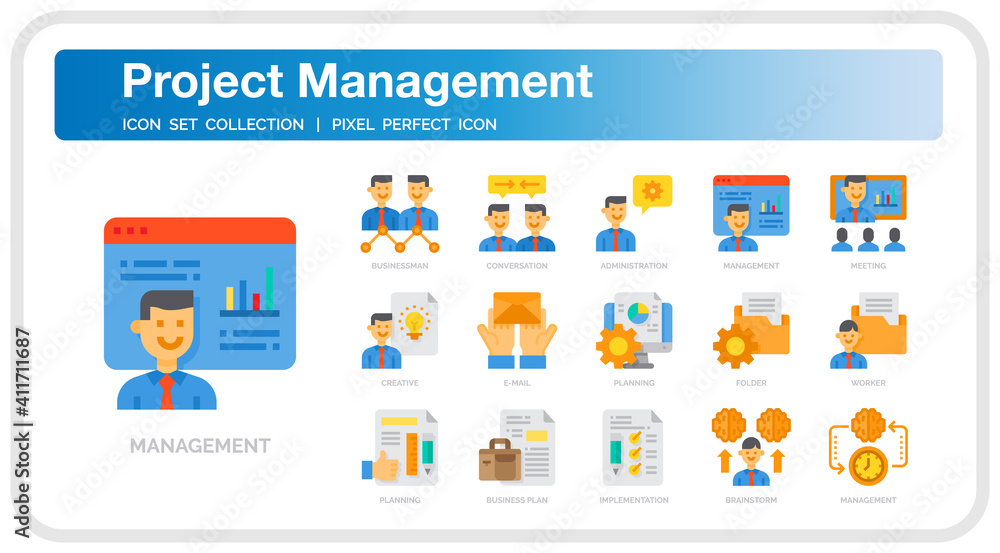 Project Management icon set