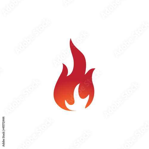 Fire flame vector illustration design template