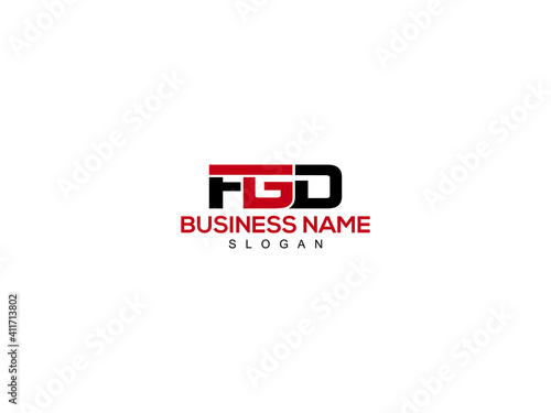 Letter FGD Logo Icon Design For New Business photo