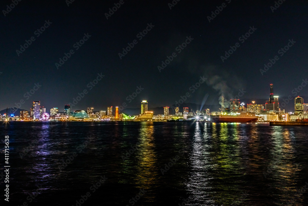 神戸港の夜景
2021年1月撮影