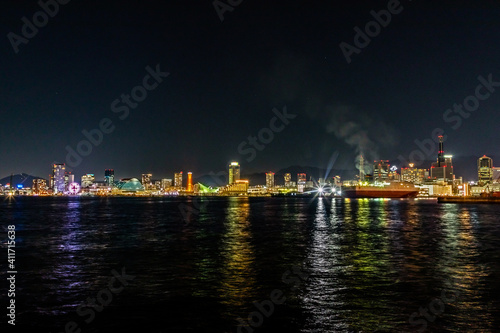 神戸港の夜景 2021年1月撮影 © PMF