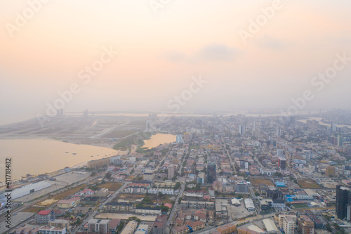 Sunser across Eko atlantic lagos