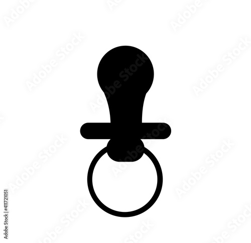 baby pacifier icon vector illustration