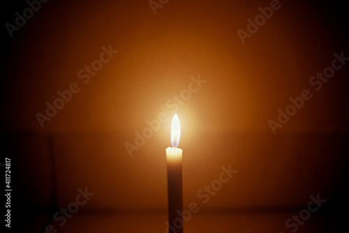 candle in the dark
