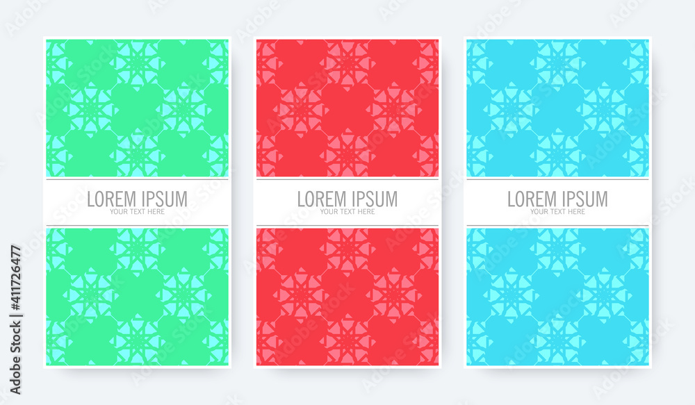 Flat abstract pattern background banner Flat abstract pattern background banner