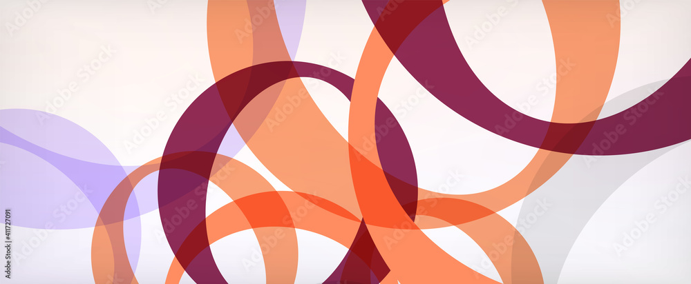 Ring geometric shapes, o letter repetition wallpaper. Abstract background for business or technology presentations, internet posters or web brochure covers Ring geometric shapes, o letter repetition wallpaper. Abstract background for business or technology presentations, internet posters or web brochure covers