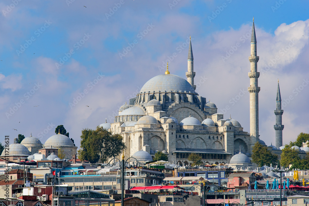 Obraz premium A Mosque at the Asian part of Istanbul, Turkey