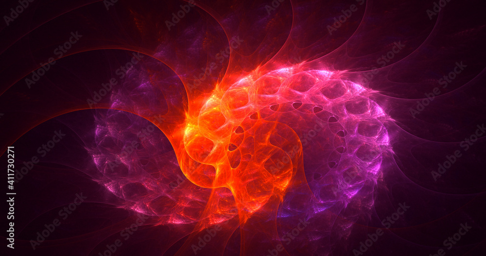 3D rendering abstract multicolor fractal light background 3D rendering abstract multicolor fractal light background