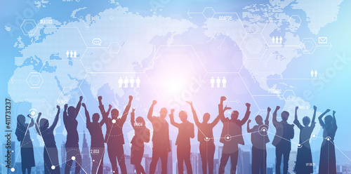 Wallpaper Mural グローバルビジネス　ビジネスと成功 Torontodigital.ca