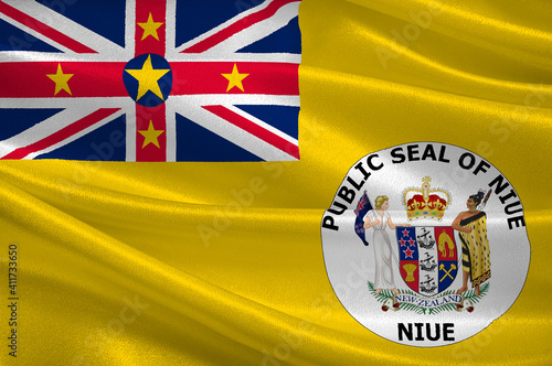 Flag of Niue (New Zealand), Alofi - Polynesia photo