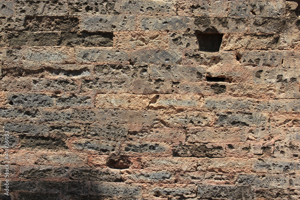 Texture of Old Brick Wall