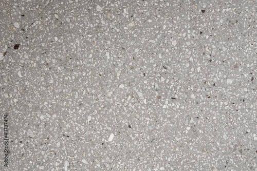 Terrazzo polished stone floor pattern and color surface marble and granite stone background texture.