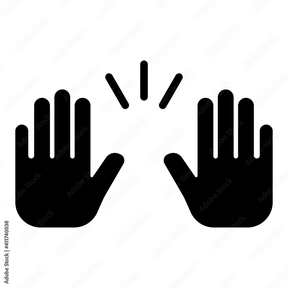 raising hands gesture icon raising hands gesture icon