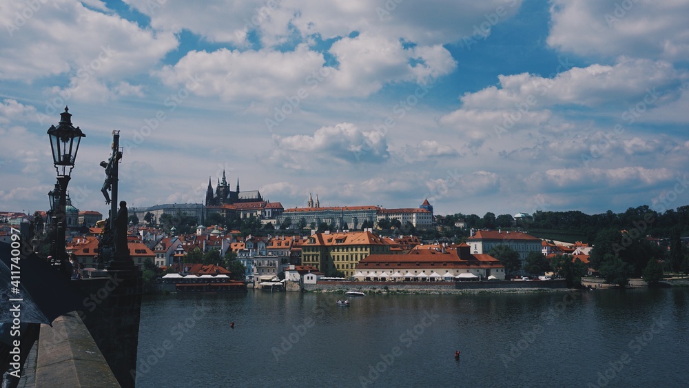 Naklejka premium Prague view