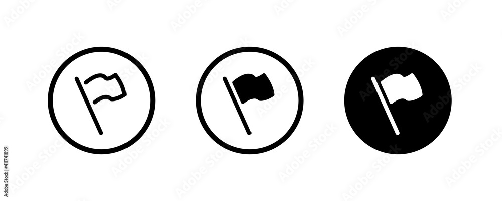 Waving flag icons button, vector, sign, symbol, logo, illustration, editable stroke, flat design style isolated on white linear pictogram Waving flag icons button, vector, sign, symbol, logo, illustration, editable stroke, flat design style isolated on white linear pictogram